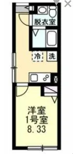 ベイルーム南吉田町【2階】の間取り
