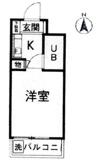 サザンパレス中落合【2階】の間取り