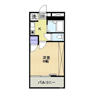Casa Trinity(カーサ トリニティ)【2階】の間取り