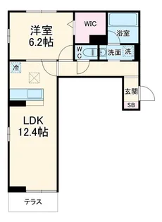 D-coral【1階】の間取り