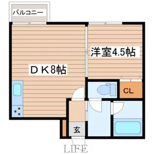 第5旭ビル【4階】の間取り