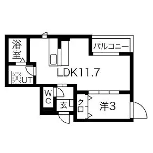 maison blanche【3階】の間取り