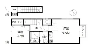 RETINA河原町I【2階】の間取り