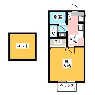 グリーンヴィラ【2階】の間取り