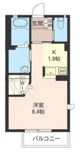 エトワールB【1階】の間取り