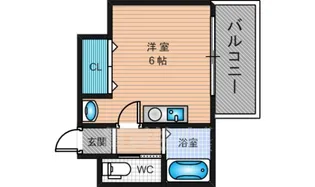 光コーポ淀川【2階】の間取り