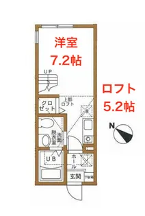 La Krea菊名横浜【1階】の間取り