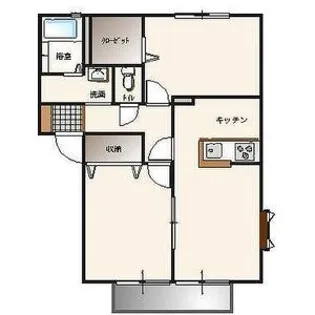 K・Village C棟【1階】の間取り