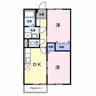 アーバンコート A【1階】の間取り