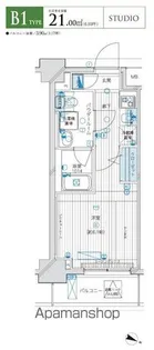 メインステージ白山II【8階】の間取り