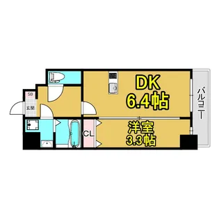 JMFレジデンス都島【7階】の間取り
