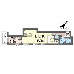 風香 北鎌倉【3階】の間取り