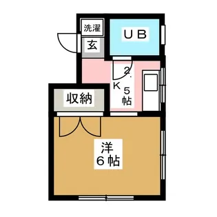 ラ・ソレイユ【1階】の間取り