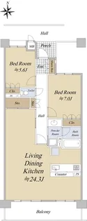 ステイツ夙川北名次町【4階】の間取り