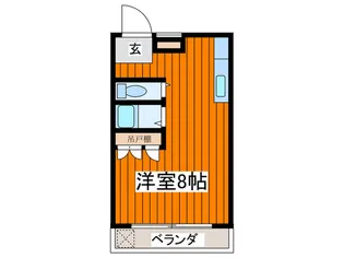 モロズミマンション【5階】の間取り