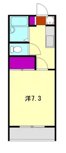 ユニベール【2階】の間取り