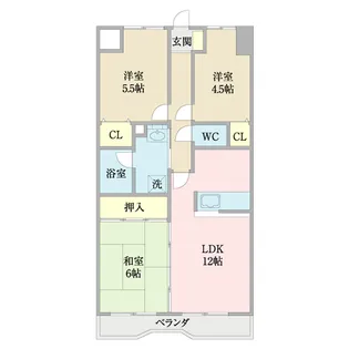 U&Hビル【6階】の間取り