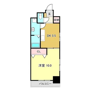 ルガーノ杉井流【7階】の間取り