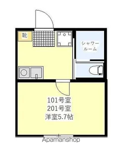 イルレガーメ浅草【2階】の間取り