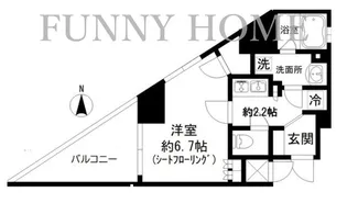 GRAND三軒茶屋WEST【5階】の間取り