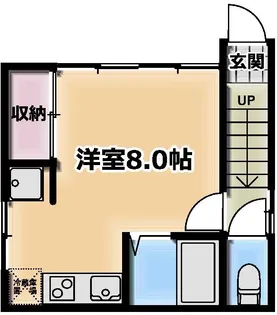 第二ユキハウス【2階】の間取り