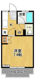 安積パールハイツ【1階】の間取り