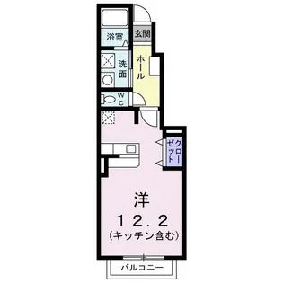 ラトゥールボワIV【1階】の間取り