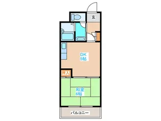 ライオンズマンション第五大通【8階】の間取り
