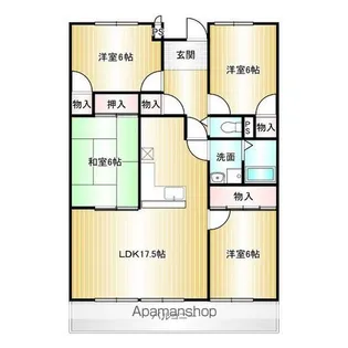 サンシャイン近藤【1階】の間取り