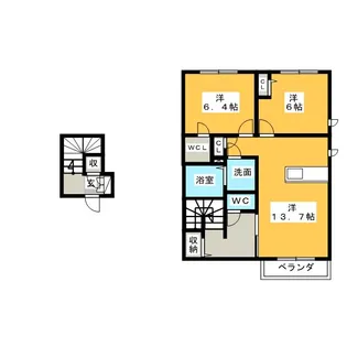 Floresta【2階】の間取り