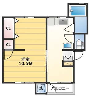 寺田マンション【2階】の間取り