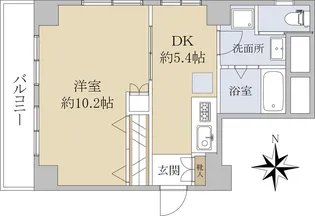 マンション第2明大前【8階】の間取り