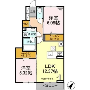 ハーモニー【1階】の間取り