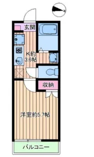 オーデクレール【1階】の間取り