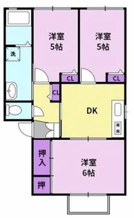 チェリーハウス【2階】の間取り