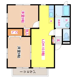 ハイムさくら【2階】の間取り