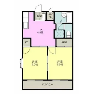 エレガンスハイツIII【2階】の間取り