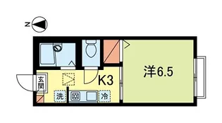 ザ・ガーディニア【1階】の間取り