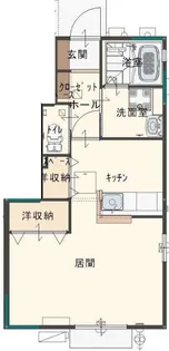 ジョイフレンドC【1階】の間取り