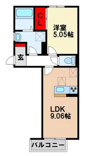 リエール【1階】の間取り