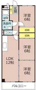 ベルビレッジ宿地【2階】の間取り