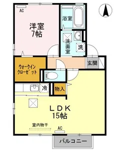 ドライベーレンG棟【1階】の間取り