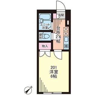 メゾンフェニックス【2階】の間取り
