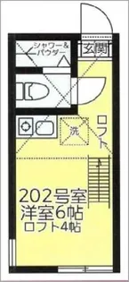 ピッキン桜本キッピンウナイテ【1階】の間取り