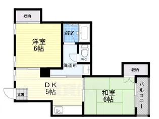 朝岡マンション【1階】の間取り
