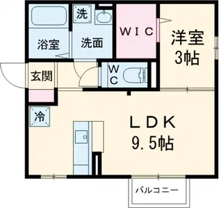 コスモ A【2階】の間取り