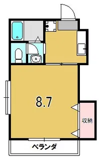 アミカルかたぎ【2階】の間取り
