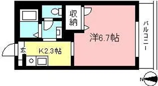 ビエナイダ【2階】の間取り