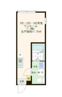 ハーモニーテラス足立VIII【1階】の間取り