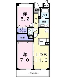 サン リット【2階】の間取り